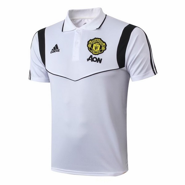 Polo Manchester United 2019 2020 Blanco Negro